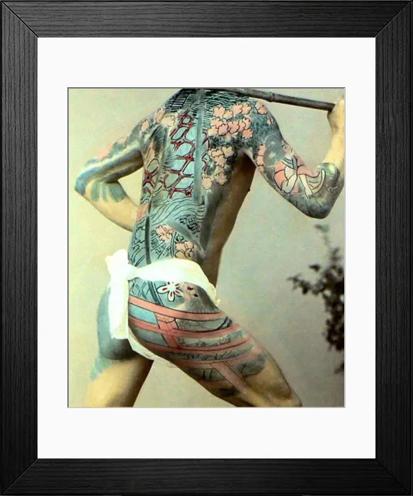 Framed Print : Irezumi (れ墨, 墨, 紋身, 刺花, 剳青) Framed Print : Irezumi (れ墨, 墨, 紋身, 刺花, 剳青)
