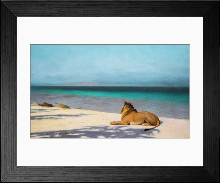 Framed Print : Solitude; 1890; Oil on canvas Jean-Leon Gerome; French; 1824-1904 Framed Print : Solitude; 1890; Oil on canvas Jean-Leon Gerome; French; 1824-1904