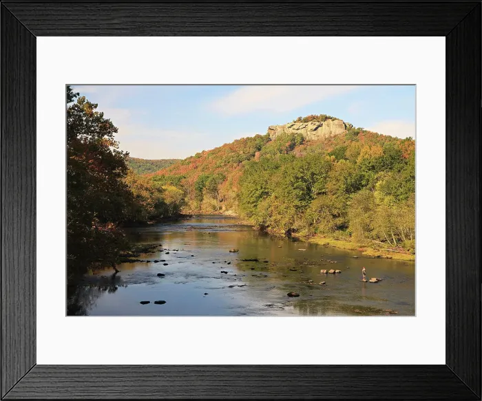 Framed Print : Mountain at the riverside, Sugar Loaf Mountain, Little Red River, Heber Springs, Arkansas, USA Framed Print : Mountain at the riverside, Sugar Loaf Mountain, Little Red River, Heber Springs, Arkansas, USA