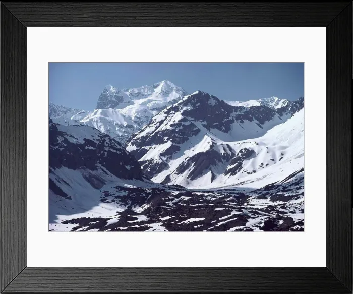 Framed Print : Andes Mountains near Santiago, Chile Framed Print : Andes Mountains near Santiago, Chile