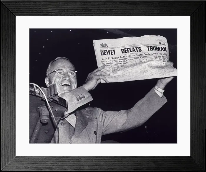 Framed Print : Harry S. Truman 33rd President of the United States (1884-1972) Framed Print : Harry S. Truman 33rd President of the United States (1884-1972)