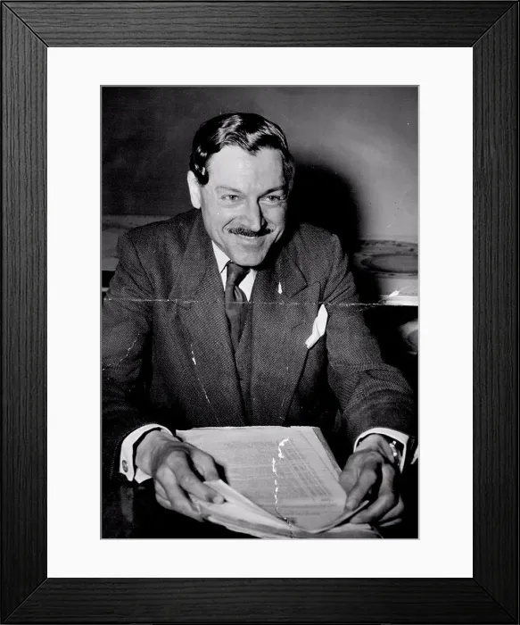 Framed Print : Today's picture of architect Frank Heath. December 23, 1952