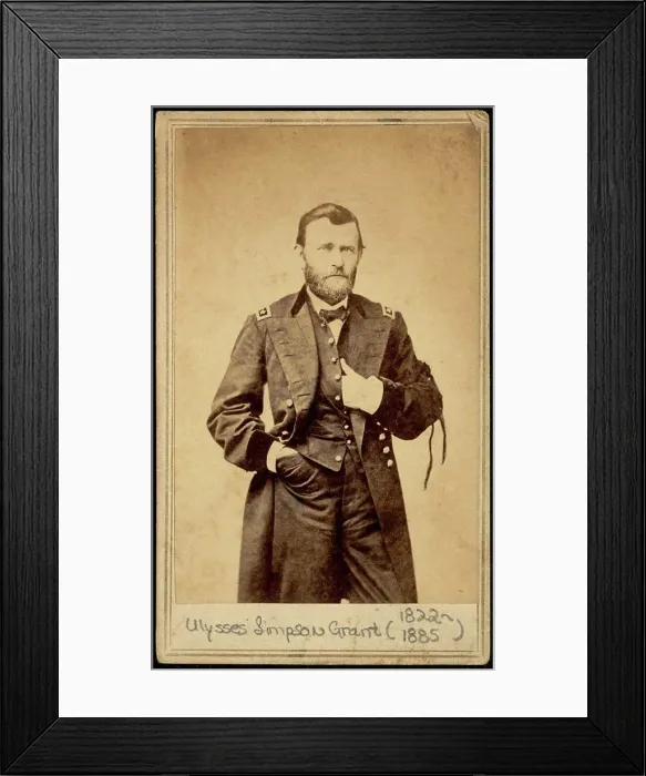 Framed Print : Ulysses Simpson Grant (1822-1885)