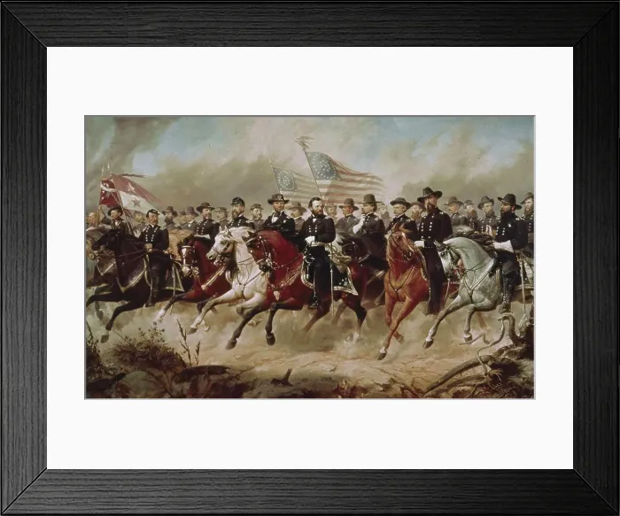 Framed Print : Grant and His Generals Ole Peter Hansen Balling (1823-1906) Framed Print : Grant and His Generals Ole Peter Hansen Balling (1823-1906)