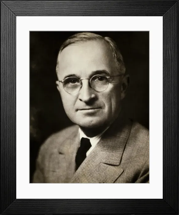 Framed Print : Harry S. Truman 33rd President of the United States (1884-1972) Framed Print : Harry S. Truman 33rd President of the United States (1884-1972)