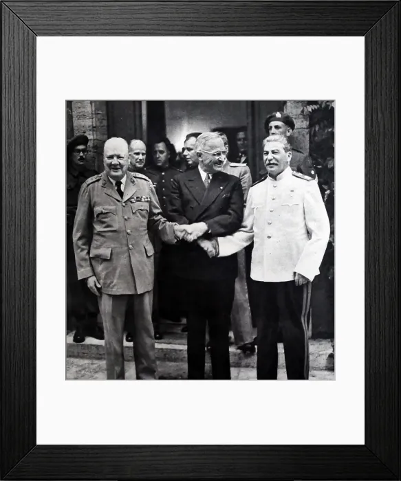 Framed Print : Photograph of President Harry S Framed Print : Photograph of President Harry S