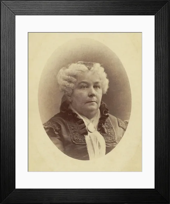 Framed Print : Elizabeth Cady Stanton (1815-1902) Framed Print : Elizabeth Cady Stanton (1815-1902)