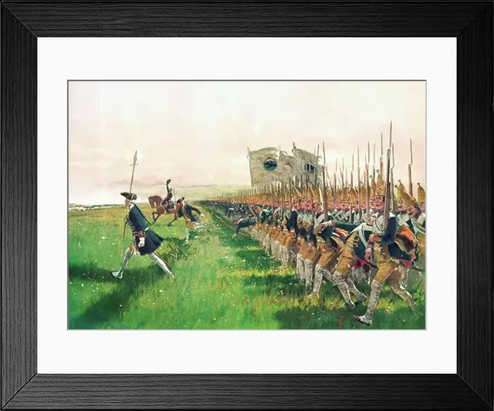 Framed Print : events War of the Austrian Succession 1741 - 1748 Battle of Hohenfriedberg 4 Framed Print : events War of the Austrian Succession 1741 - 1748 Battle of Hohenfriedberg 4