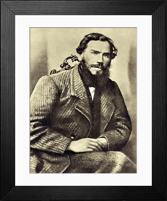Framed Print : Leo Tolstoy. Yasnaya Polyana, 1862 (Self-Portrait) by Tolstoy Framed Print : Leo Tolstoy. Yasnaya Polyana, 1862 (Self-Portrait) by Tolstoy