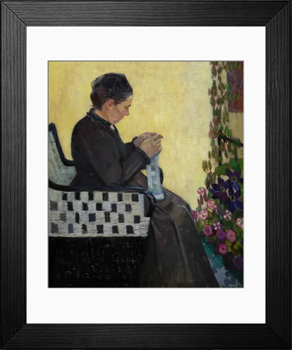 Framed Print : The Artist's Mother, Broncia Koller-Pinell, 1907 Framed Print : The Artist's Mother, Broncia Koller-Pinell, 1907