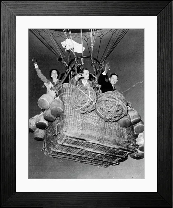 Framed Print : Preparing For Flight Into Stratosphere -- Piccard Framed Print : Preparing For Flight Into Stratosphere -- Piccard