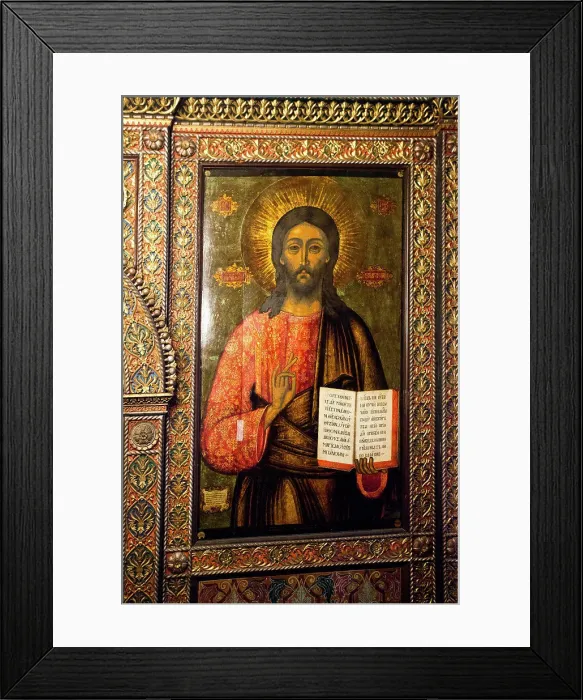 Framed Print : Jesus Christ's painting in a church, Church of Elijah The Prophet, Yaroslavl, Russia Framed Print : Jesus Christ's painting in a church, Church of Elijah The Prophet, Yaroslavl, Russia