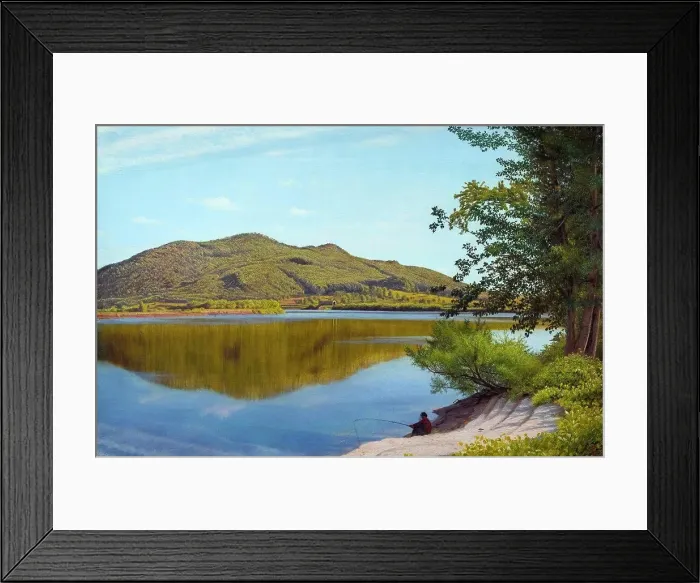 Framed Print : Mount Tom Oil on canvas; 1865 Thomas Charles Farrer; British; 1839 - 1891 Framed Print : Mount Tom Oil on canvas; 1865 Thomas Charles Farrer; British; 1839 - 1891