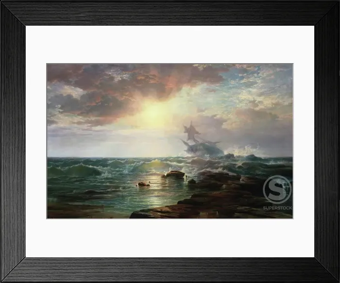 Framed Print : The Calm after the Storm c. 1866 Edward Moran (1829-1901 / American) Oil on canvas Private Collection Framed Print : The Calm after the Storm c. 1866 Edward Moran (1829-1901 / American) Oil on canvas Private Collection
