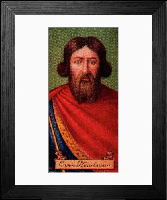 Framed Print : Owain Glyndwr (c. 1359 - c. 1415) Framed Print : Owain Glyndwr (c. 1359 - c. 1415)