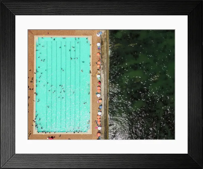 Framed Print : Aerial view of swimming pool, Sea Point, Cape Town, Western Cape, South Africa, Africa Framed Print : Aerial view of swimming pool, Sea Point, Cape Town, Western Cape, South Africa, Africa
