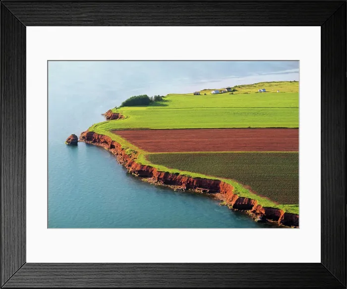 Framed Print : Aerial of Argyle Shore, Prince Edward Island, Canada