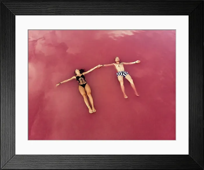 Framed Print : Aerial view of peaceful man Framed Print : Aerial view of peaceful man