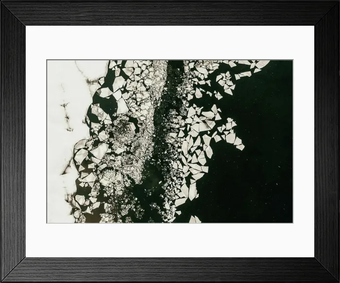 Framed Print : Germany, Berlin, Aerial view of frozen Spree river in Friedrichshain Kreuzberg Framed Print : Germany, Berlin, Aerial view of frozen Spree river in Friedrichshain Kreuzberg