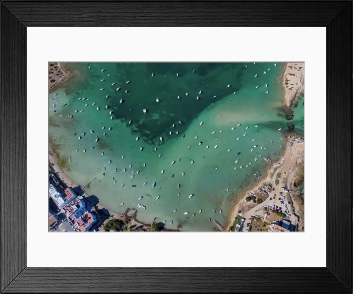 Framed Print : Beautiful turquoise bay at Formentera Framed Print : Beautiful turquoise bay at Formentera