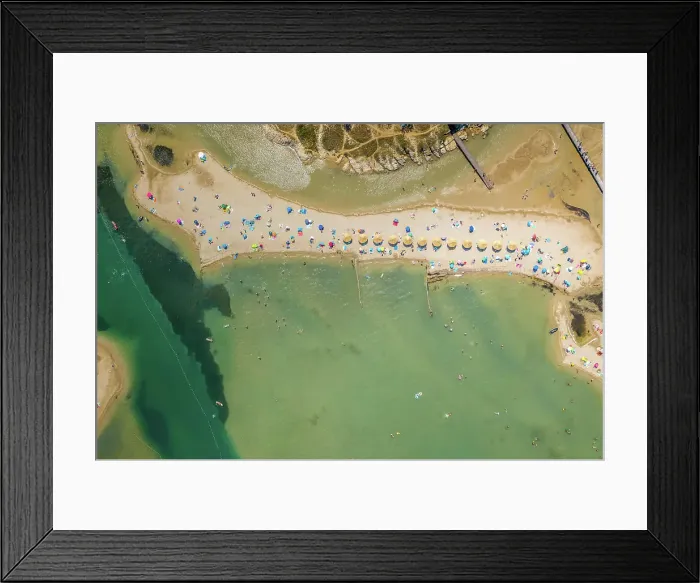 Framed Print : Aerial view of, Croatia