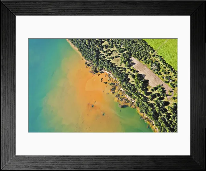 Framed Print : Aerial view, Lausitz, Brandenburg, Germany Framed Print : Aerial view, Lausitz, Brandenburg, Germany
