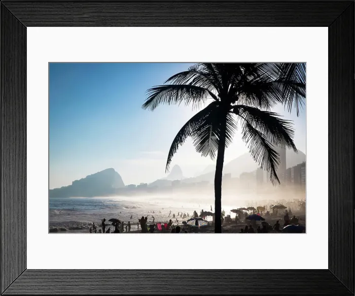 Framed Print : Copacabana, Rio de Janeiro, Brazil Framed Print : Copacabana, Rio de Janeiro, Brazil