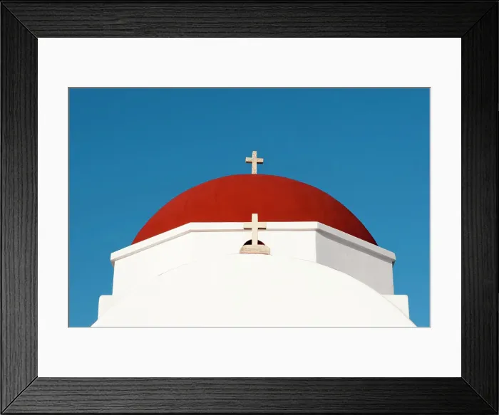 Framed Print : Church, Mykonos Town, Cyclades, Greece Framed Print : Church, Mykonos Town, Cyclades, Greece
