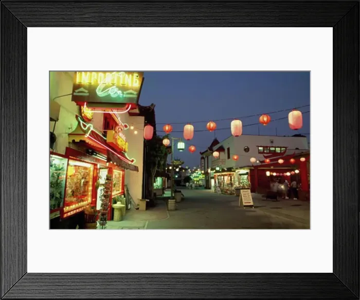 Framed Print : Chinatown Los Angeles California USA Framed Print : Chinatown Los Angeles California USA