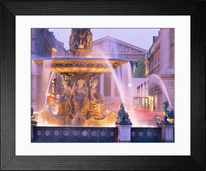 Framed Print : Place de la Concorde Paris France Framed Print : Place de la Concorde Paris France