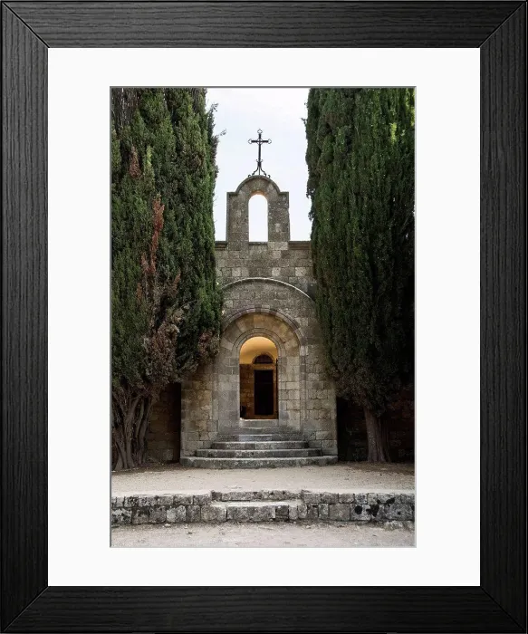 Framed Print : Rhodes, band of Filerimos