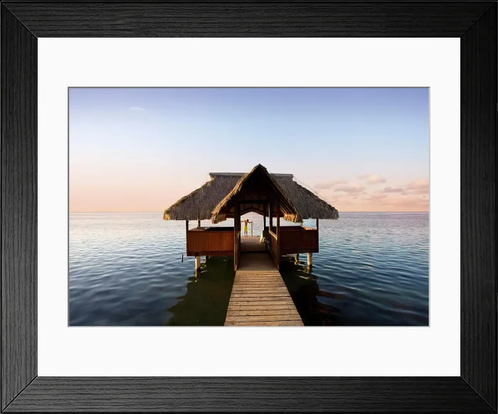 Framed Print : Tahiti-May 2009 Moorea Island (Society islands) Pier Framed Print : Tahiti-May 2009 Moorea Island (Society islands) Pier