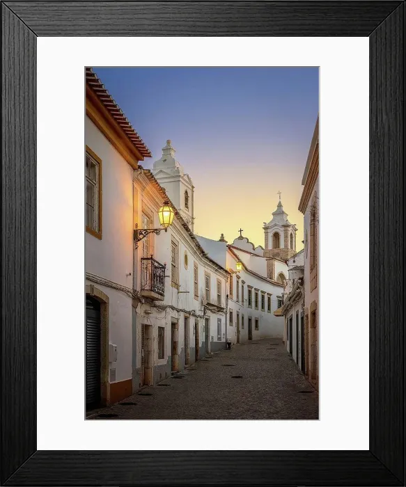 Framed Print : Sunset in Lagos, Algarve, Portugal Framed Print : Sunset in Lagos, Algarve, Portugal