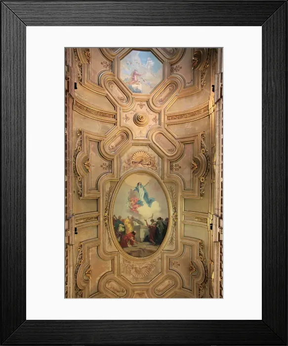 Framed Print : Chile, Santiago, Cathedral, interior Framed Print : Chile, Santiago, Cathedral, interior