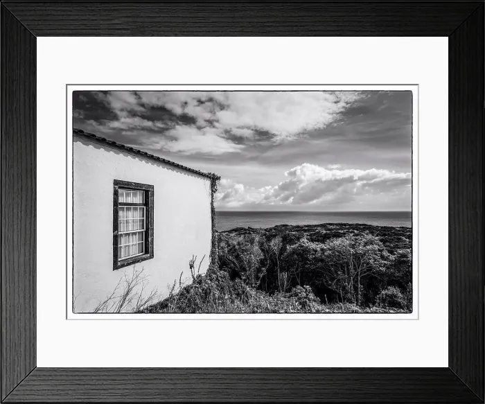 Framed Print : Portugal, Azores, Pico Island, Santo Antonio, town buildings Framed Print : Portugal, Azores, Pico Island, Santo Antonio, town buildings