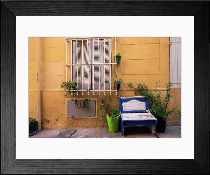 Framed Print : Le Panier neighborhood in Marseille, France, Europe Framed Print : Le Panier neighborhood in Marseille, France, Europe