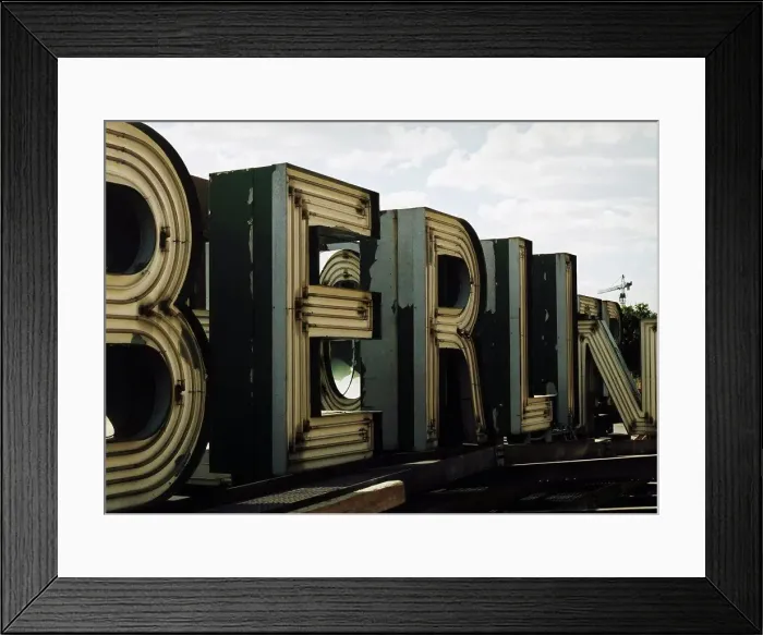 Framed Print : Berlin, Germany, Berlin letters Framed Print : Berlin, Germany, Berlin letters