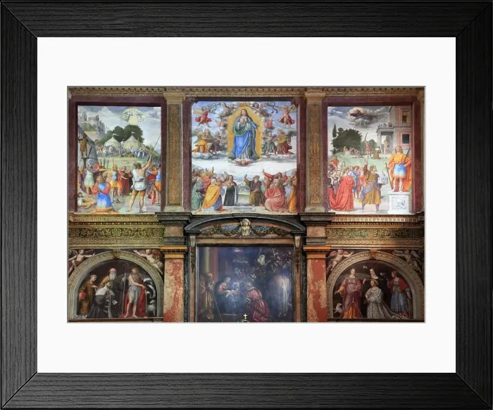 Framed Print : Italy, Lombardy, Milan, San Maurizio Church, interior Framed Print : Italy, Lombardy, Milan, San Maurizio Church, interior
