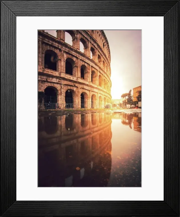 Framed Print : The Colosseum in Rome, Italy Framed Print : The Colosseum in Rome, Italy