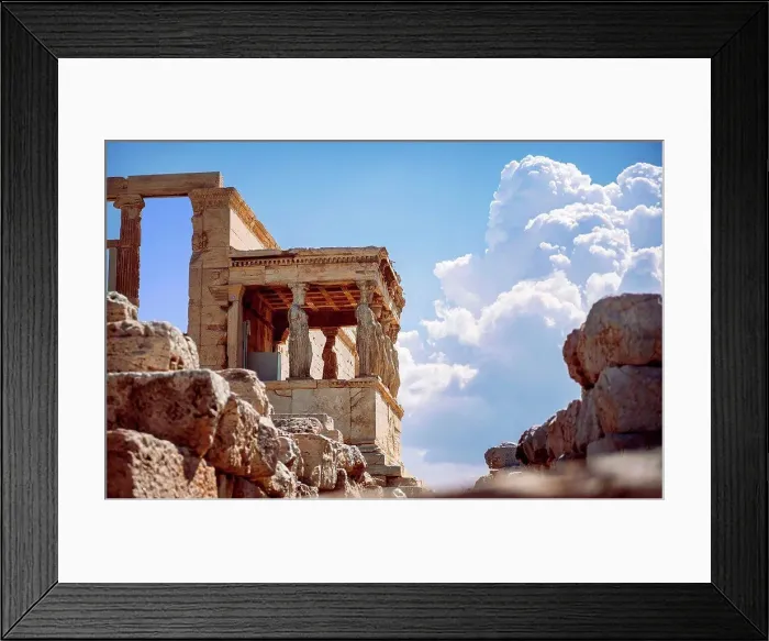 Framed Print : Greece, Athens, ancient porch of caryatides Framed Print : Greece, Athens, ancient porch of caryatides