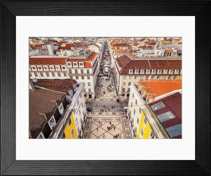 Framed Print : Rua Augusta, Lisbon, Portugal Framed Print : Rua Augusta, Lisbon, Portugal