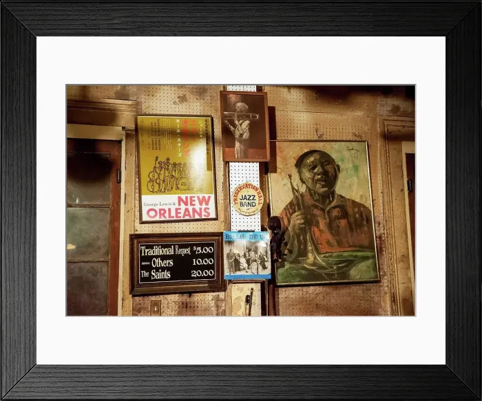Framed Print : Usa, Louisiana, Detail Of Wall; New Orleans