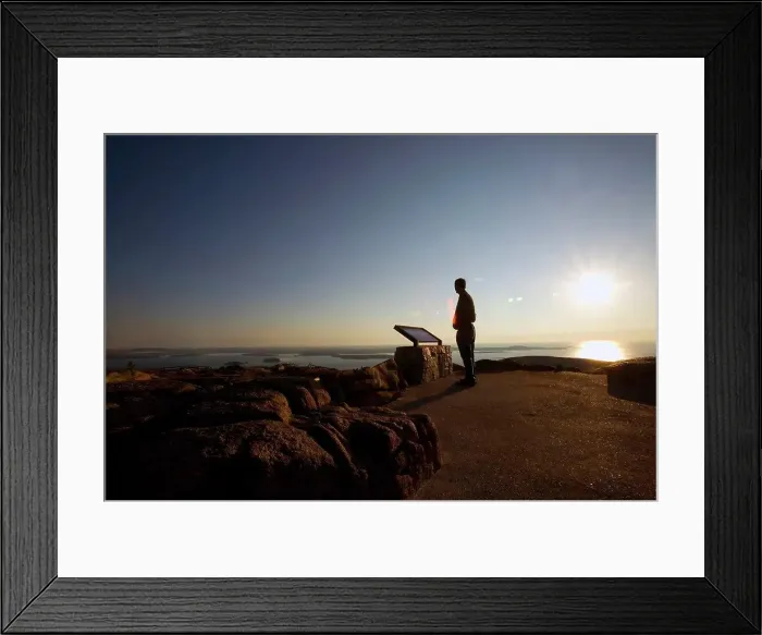 Framed Print : Cadillac Mountain, Acadia National Park