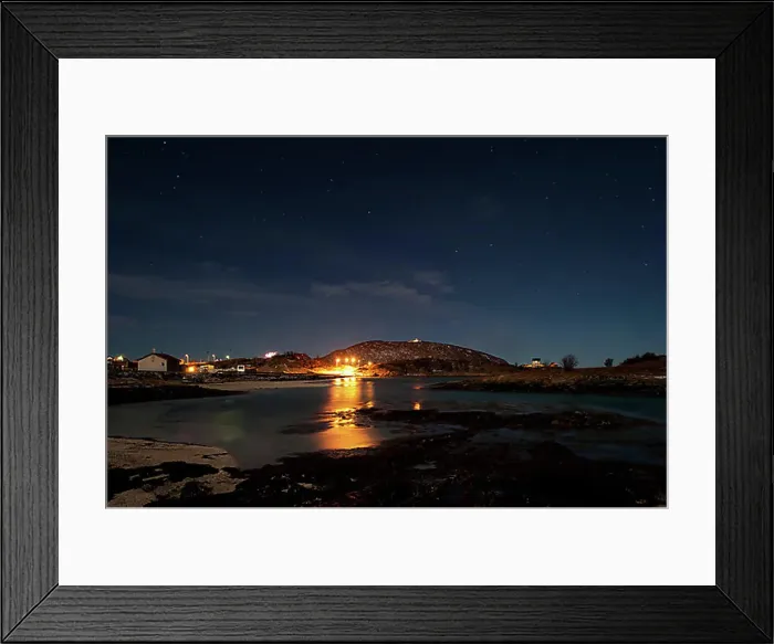 Framed Print : Hillesoy with moonlight, Sommaroy, Kvaloya, Troms, Northern Norway, Norway, Europe Framed Print : Hillesoy with moonlight, Sommaroy, Kvaloya, Troms, Northern Norway, Norway, Europe