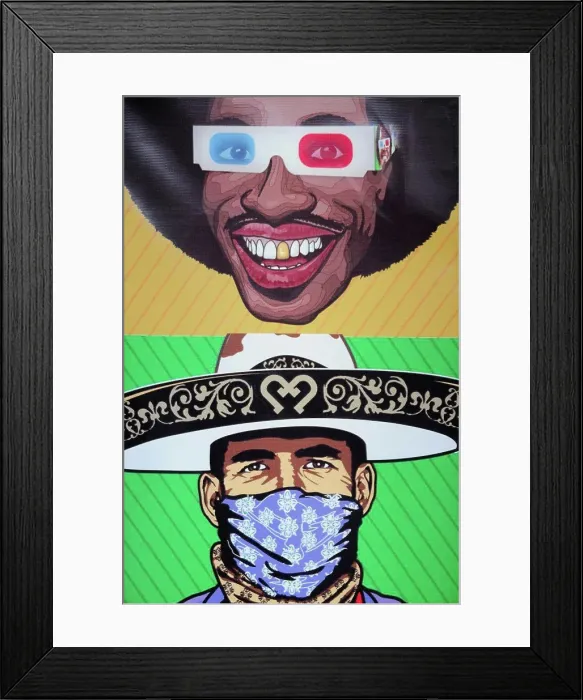 Framed Print : Mexico, Federal District, Mexico City, Condesa District Detail of painted shop Framed Print : Mexico, Federal District, Mexico City, Condesa District Detail of painted shop