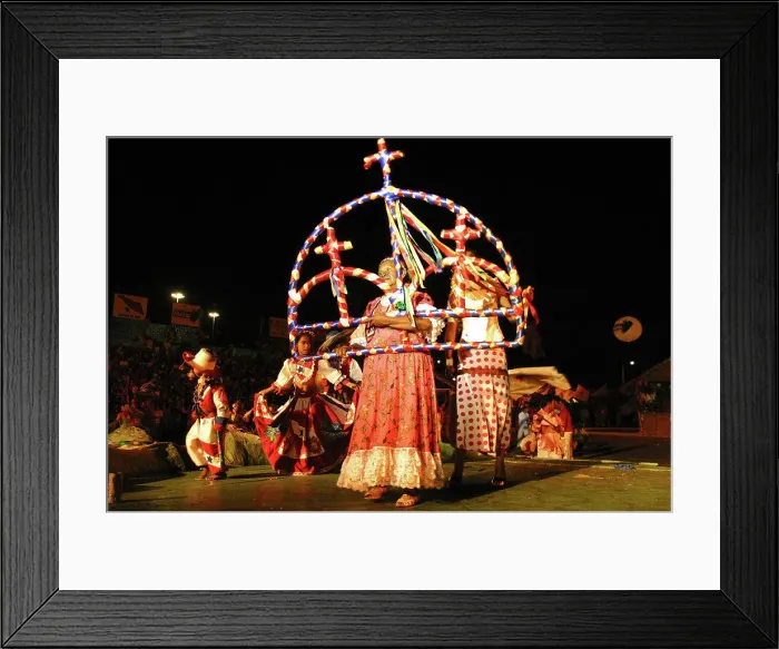 Framed Print : Festivity in Para, Brazil