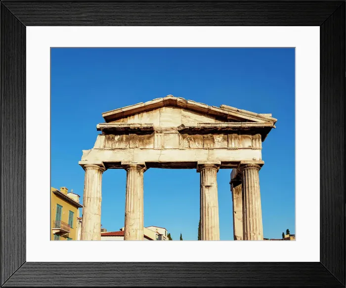 Framed Print : Gate of Athena Archegetis, Roman Forum, Athens, Attica, Greece, Europe Framed Print : Gate of Athena Archegetis, Roman Forum, Athens, Attica, Greece, Europe