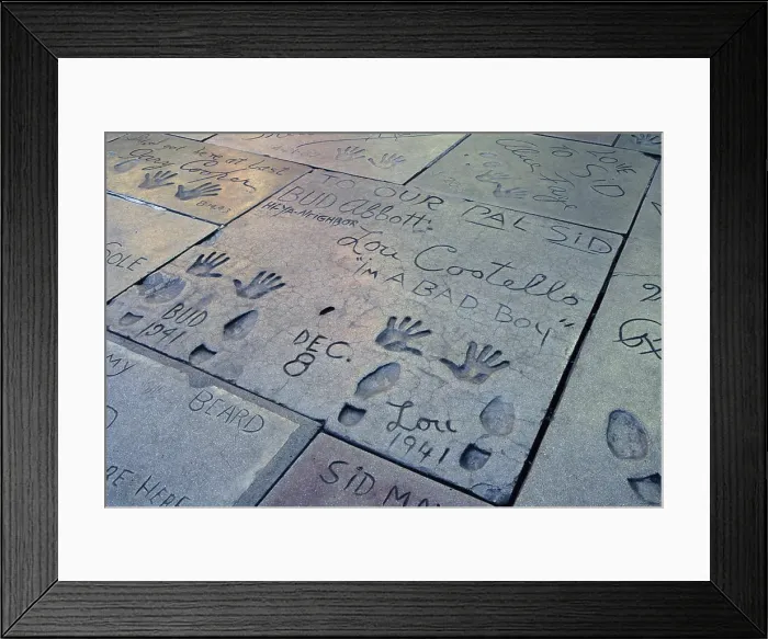 Framed Print : Mann's Chinese Theater Hollywood Los Angeles California, USA Framed Print : Mann's Chinese Theater Hollywood Los Angeles California, USA