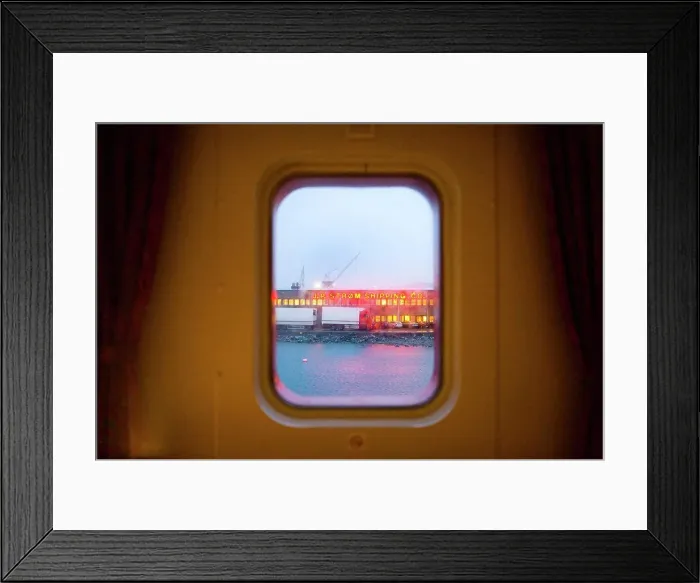Framed Print : View to harbour, Trondheim, Norway Framed Print : View to harbour, Trondheim, Norway