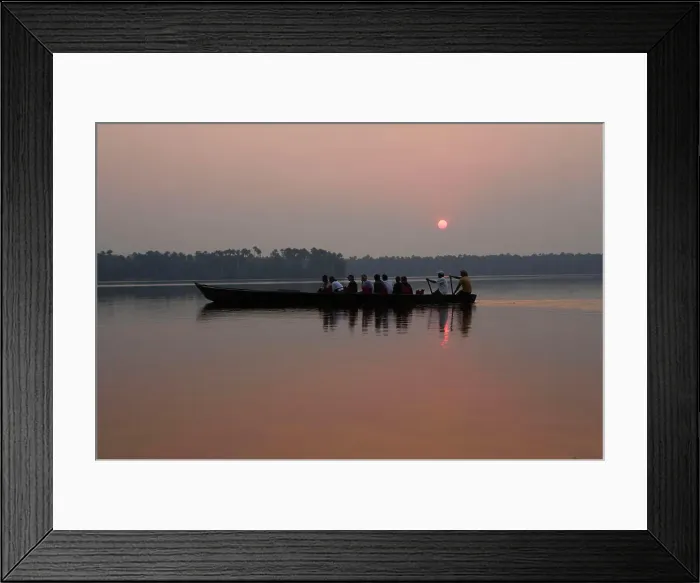 Framed Print : Peru - tourists in boat. Lake Sandoval Amazon Peru Framed Print : Peru - tourists in boat. Lake Sandoval Amazon Peru